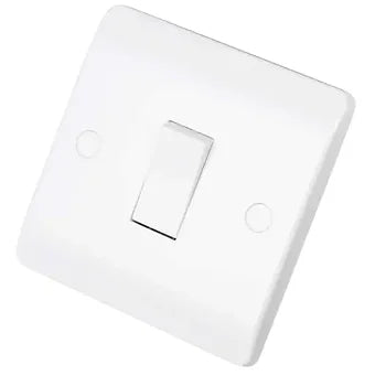 Scolmore Click Mode CMA011 1 Gang 2 Way Light Switch White