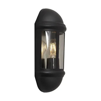 Ansell Lighting ALHL/BL Half Lantern Black