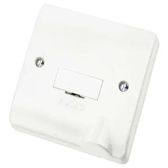 Scolmore Click Mode CMA050 Unswitched Fused Spur with Flex Outlet White