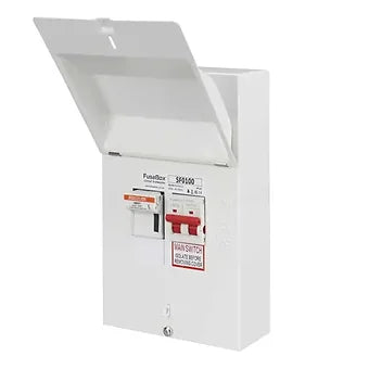 Fusebox SF0100 100A SP+N Metal Switch Fuse